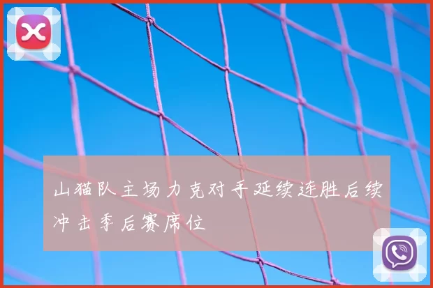 山猫队主场力克对手延续连胜后续冲击季后赛席位