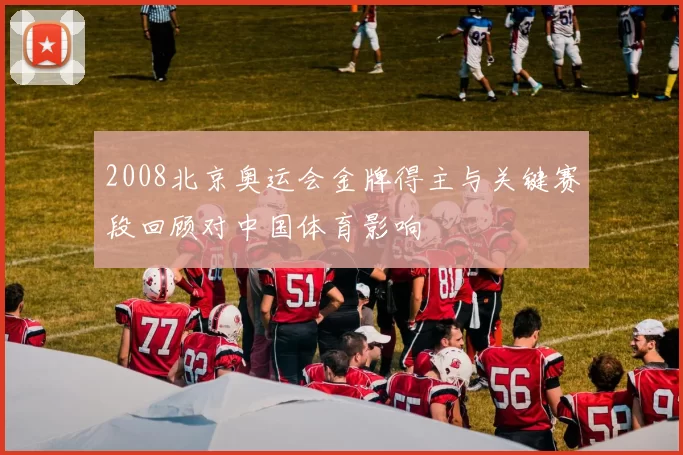 2008北京奥运会金牌得主与关键赛段回顾对中国体育影响